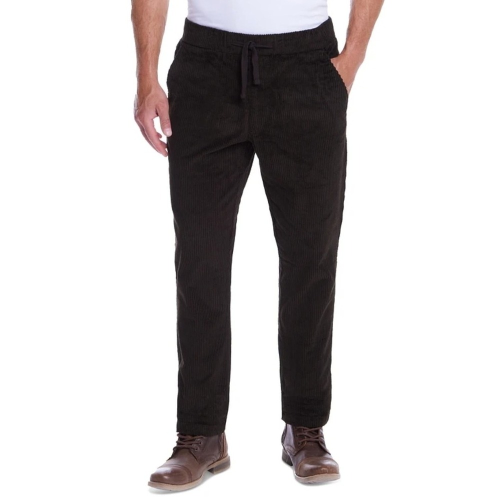 Weatherproof Vintage Mens Wide Wale Corduroy Pants Espresso Brown XXL F2421092ME